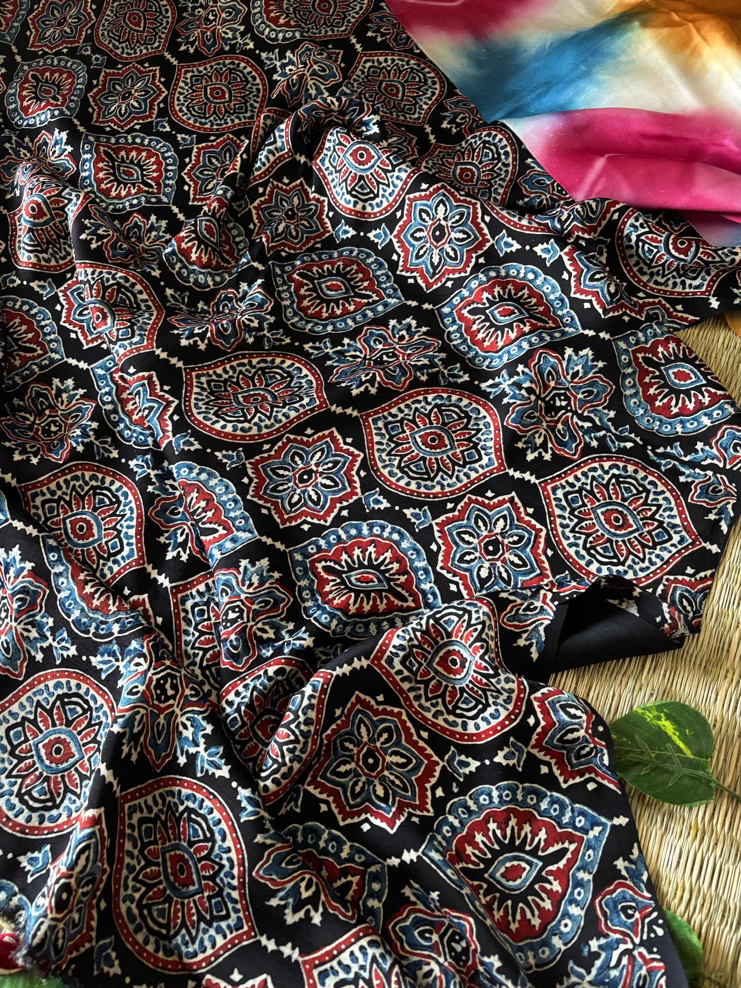 Modal Clamp Ajarakh Saree
