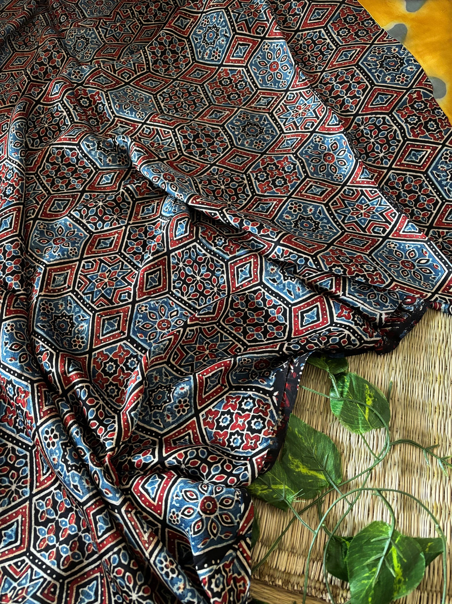 Modal Clamp Ajarakh Saree