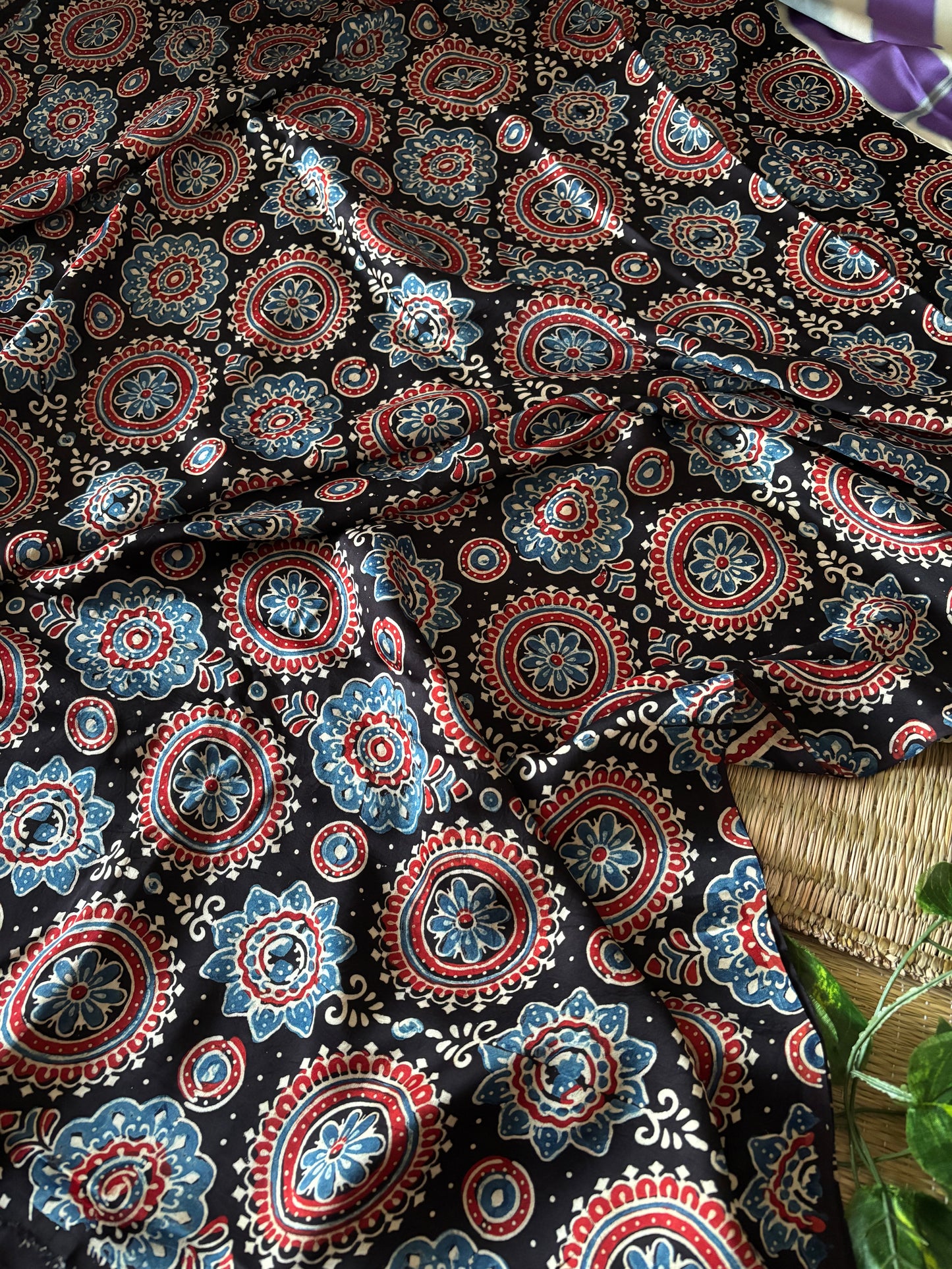 Modal Clamp Ajarakh Saree
