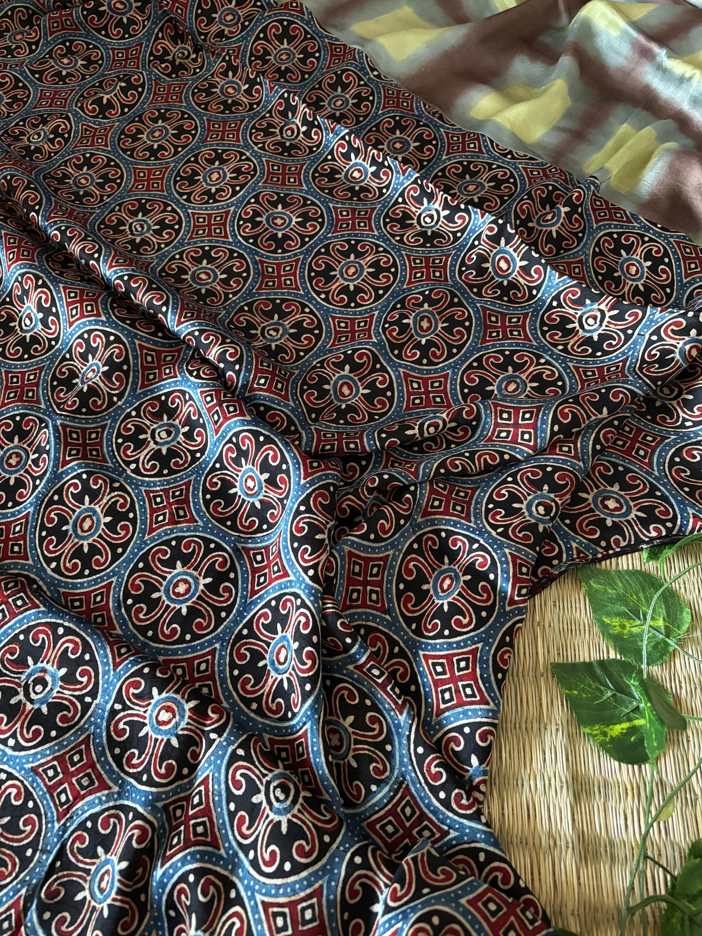 Modal Clamp Ajarakh Saree