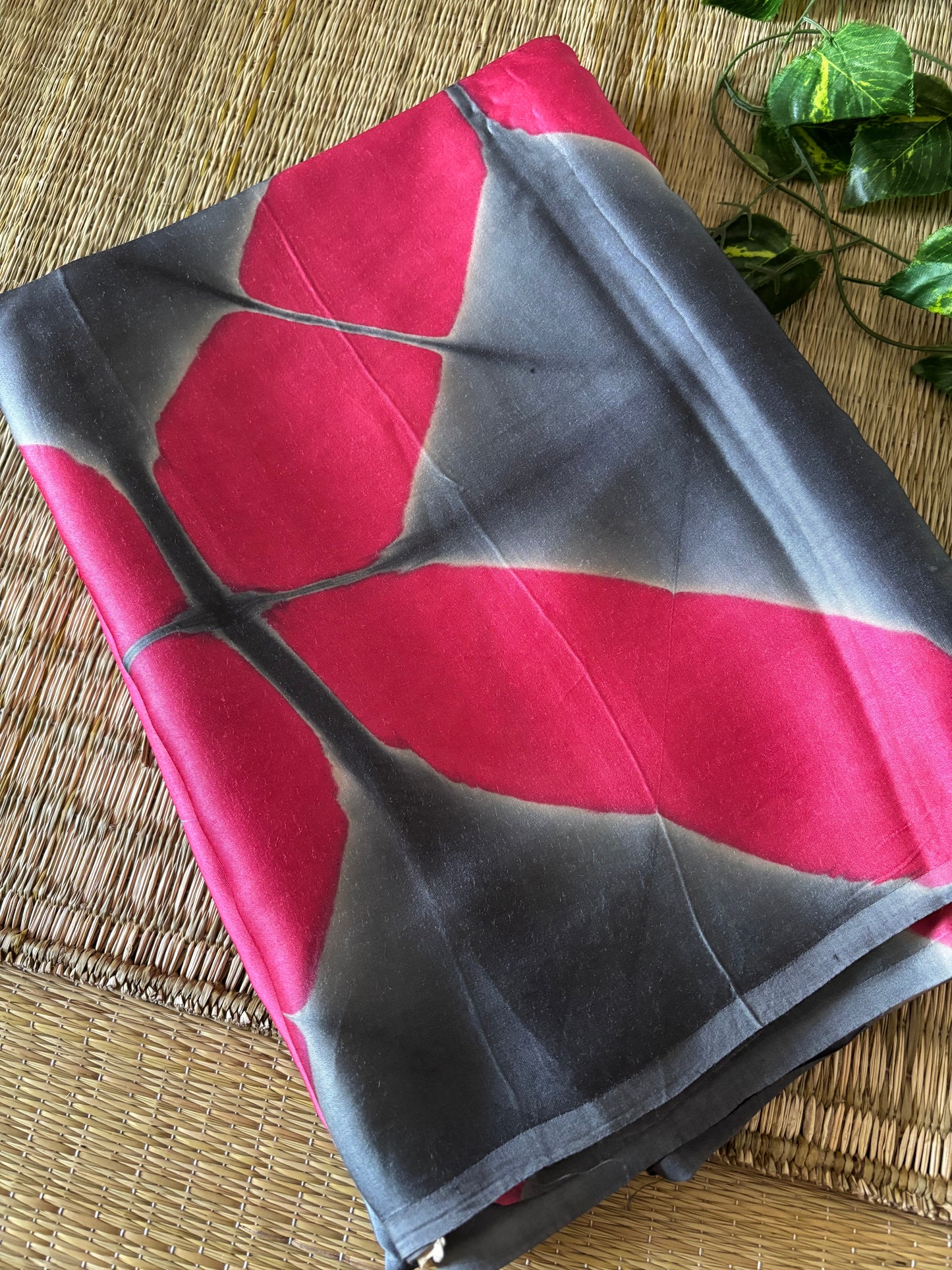 Modal Clamp Ajrakh Saree