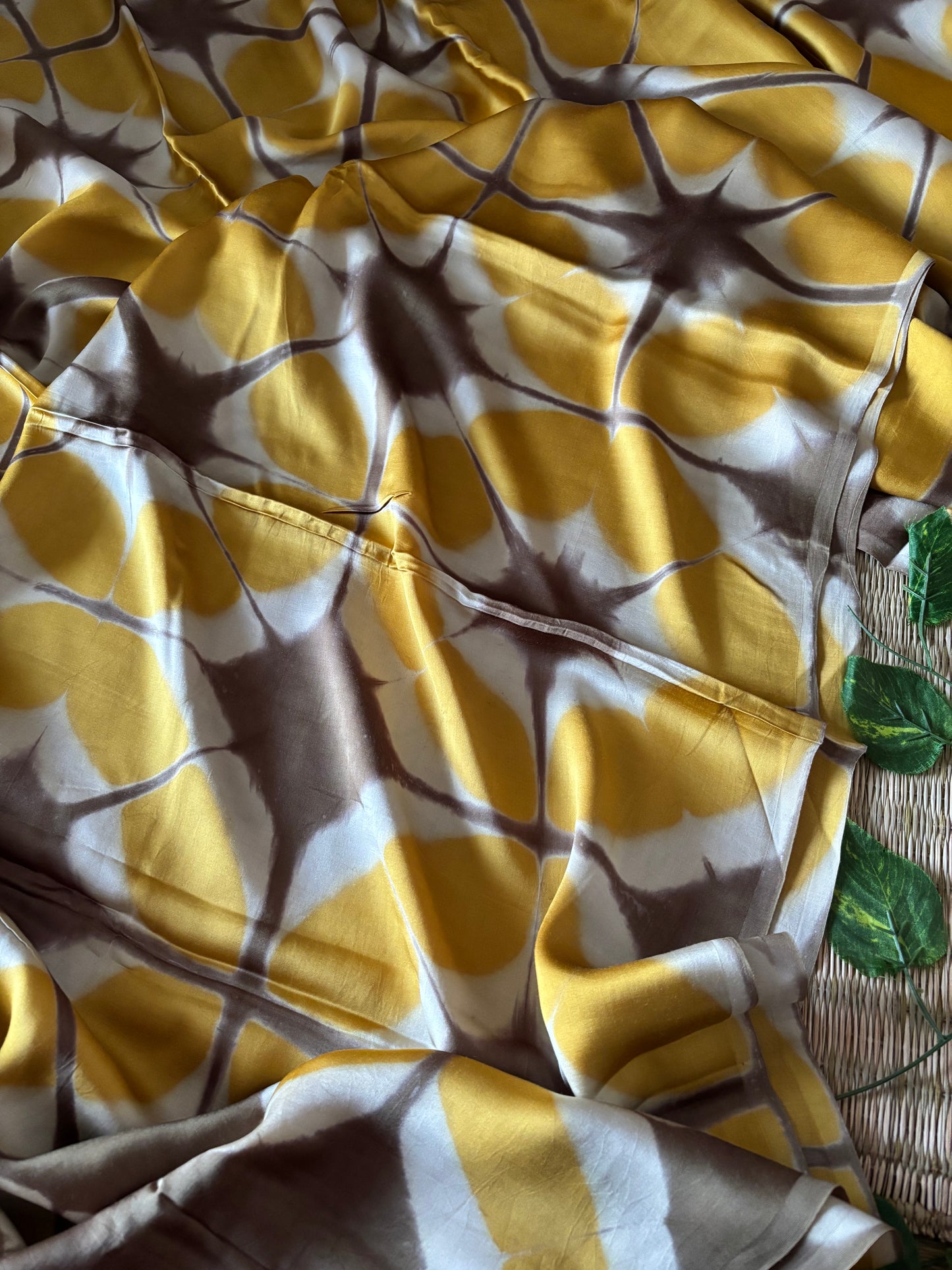 Modal Clamp Ajrakh Saree