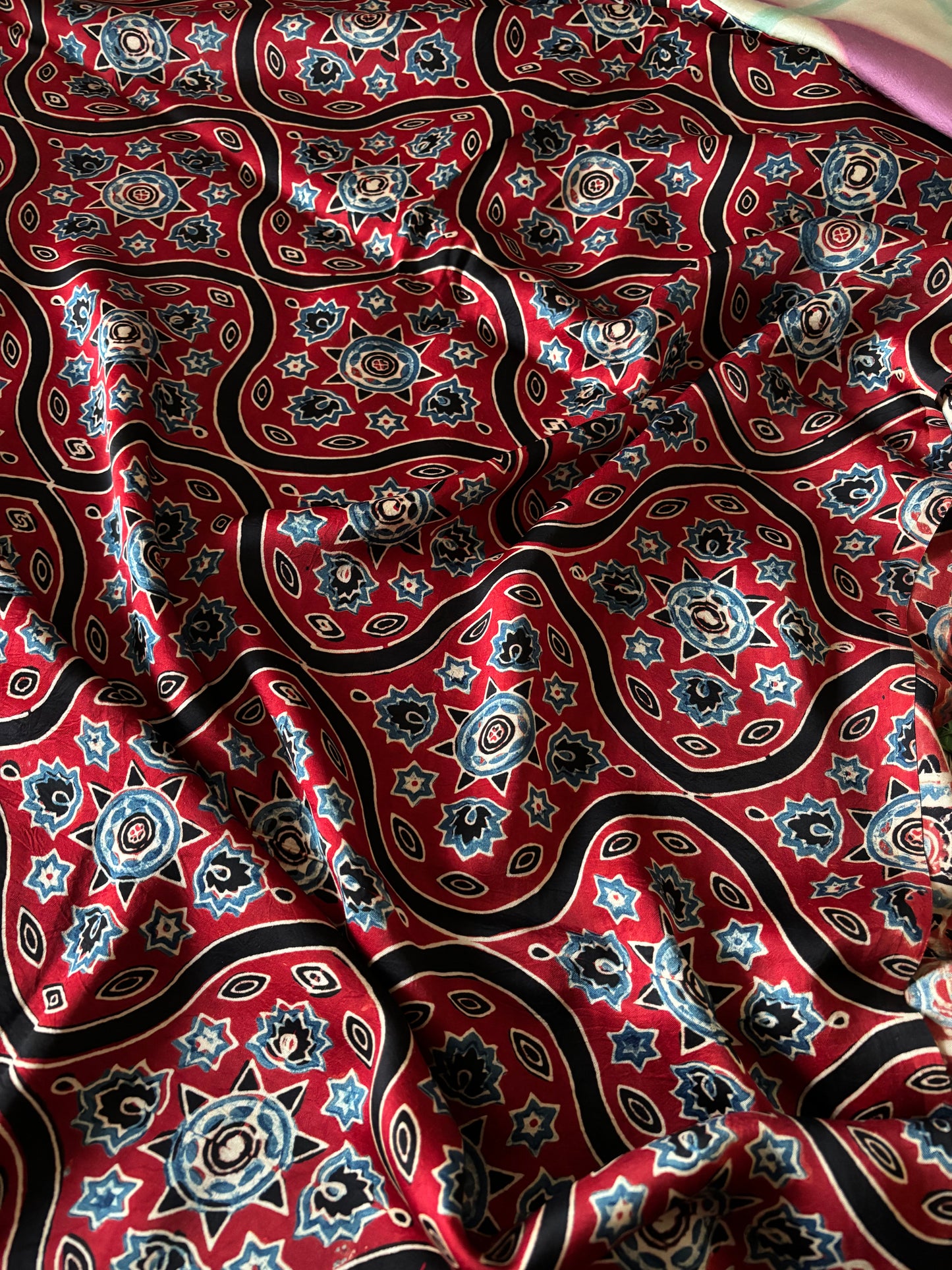 Modal Clamp Ajarakh Saree